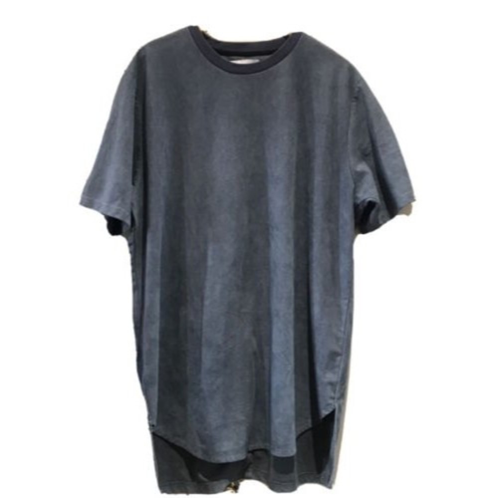 EUC L.A Lifted Anchors Gray short sleeve vegan suede sweatshirt Tshirt Men's XXL